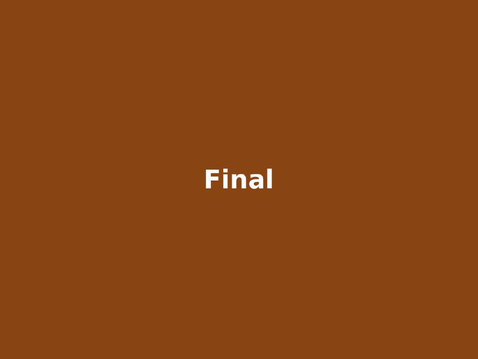 L'œuvre terminée
